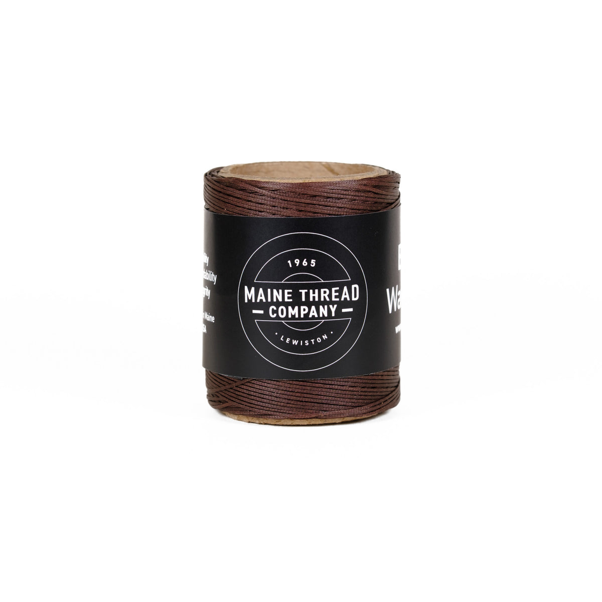 Brown Braided Waxed Cord - Maine Thread