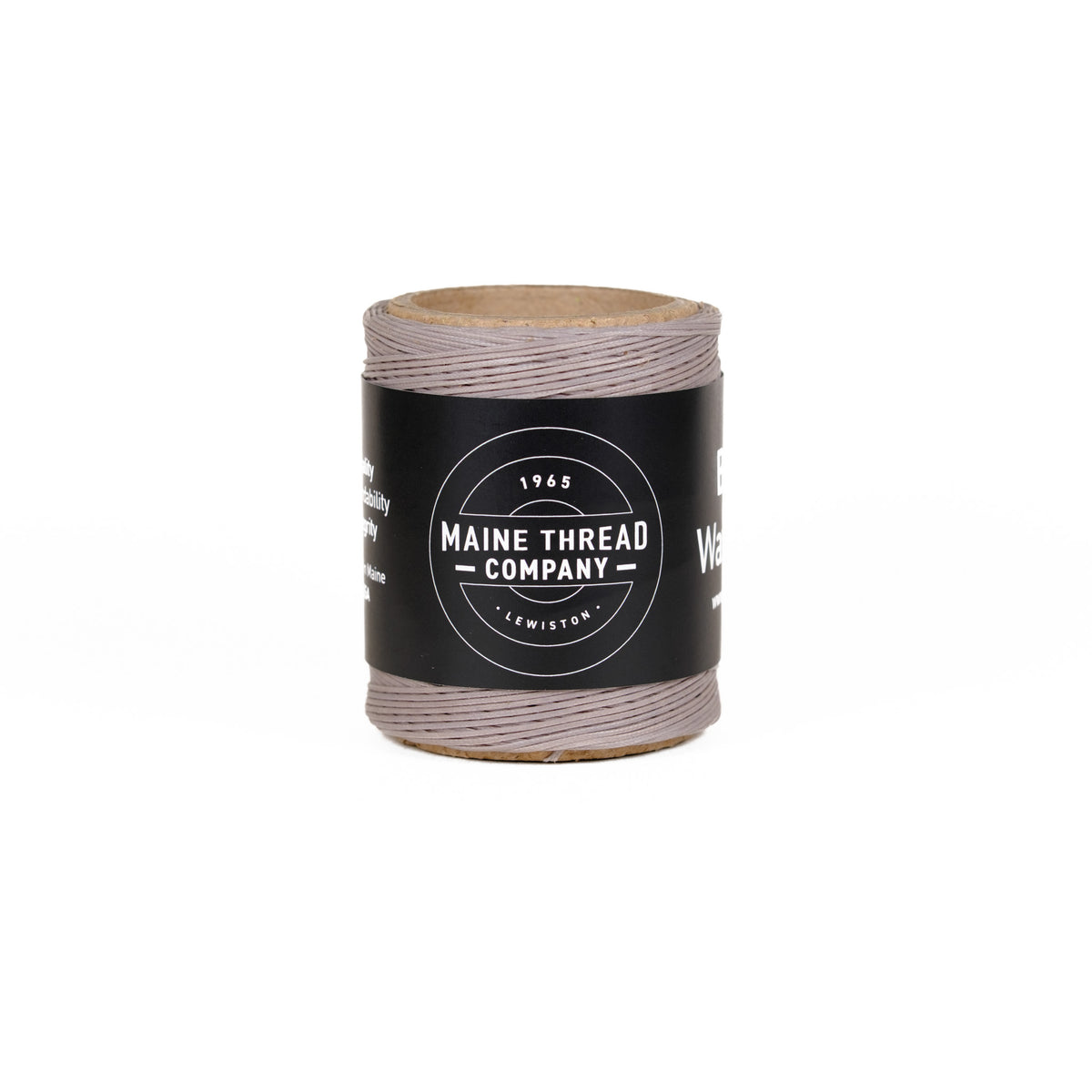 Granite Braided Waxed Cord - Maine Thread