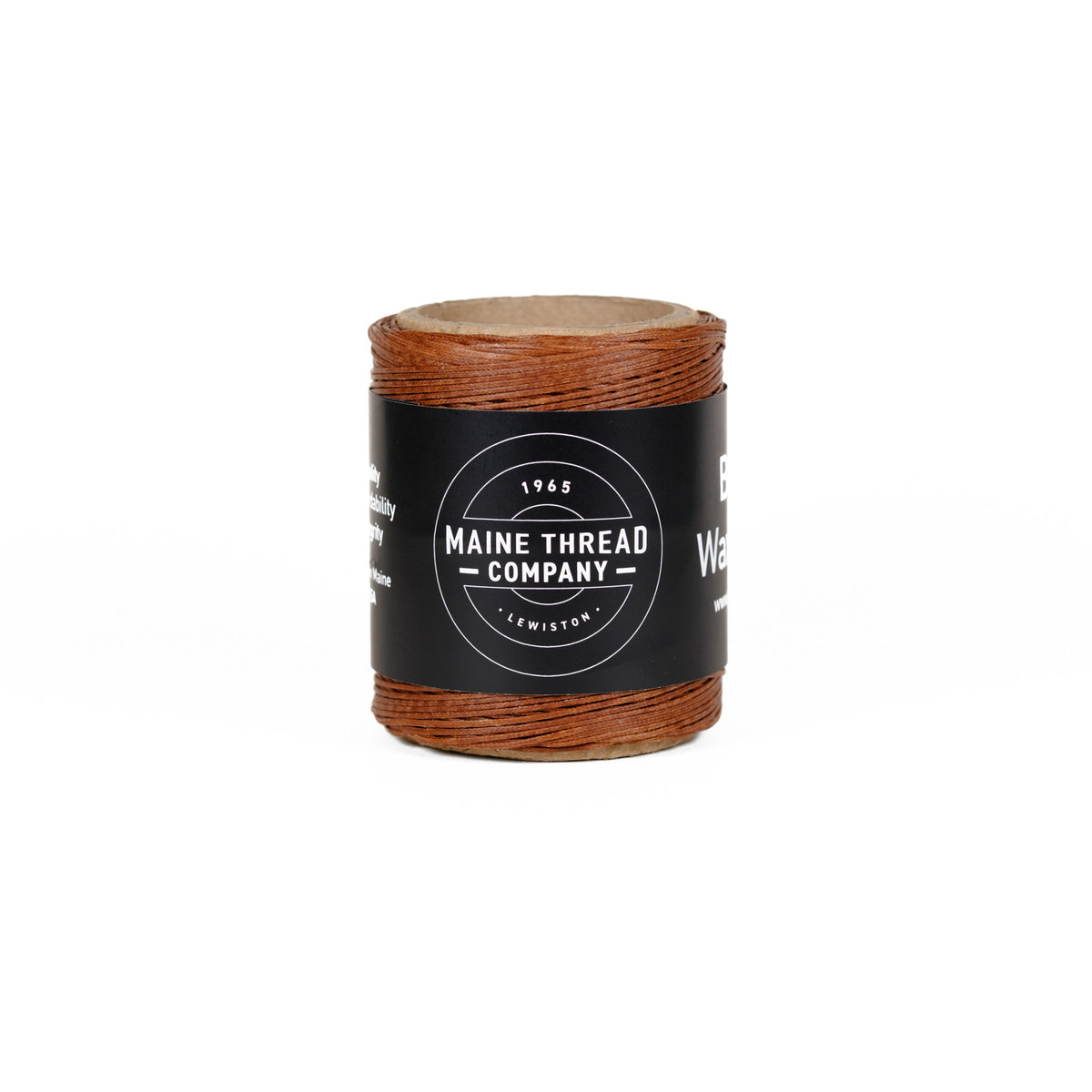 Russet Braided Waxed Cord - Maine Thread